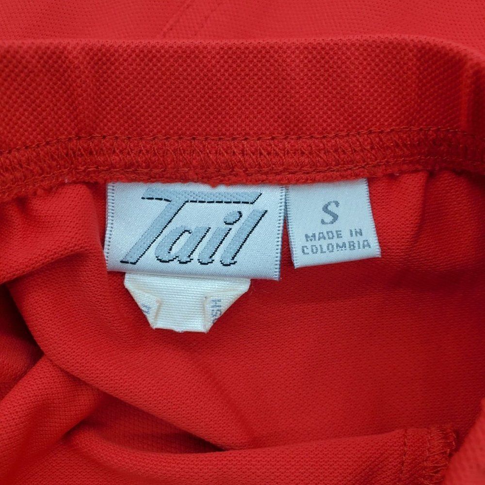 Vintage Tail Womens Tennis Skirt Elastic Waist Red Size Small - Picture 4 of 5